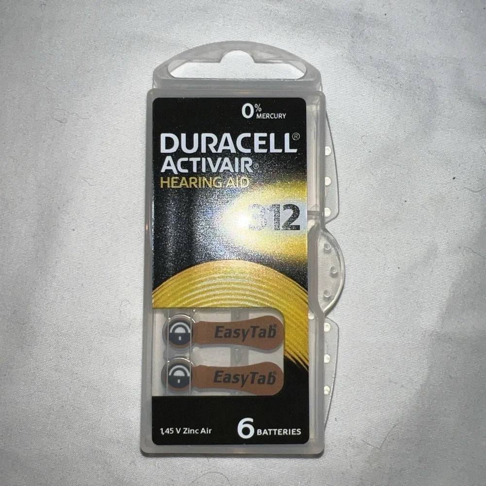 Duracell ActivAir Hearing Aid Batteries 10 Packs Of 6 Each Exp 11/2022